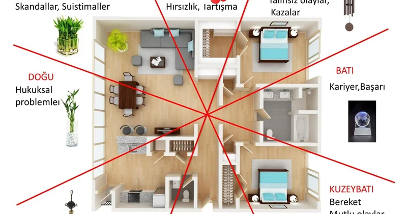 Feng Shui yə görə evdə bolluq bərəkət köşəsi necə tapılır?