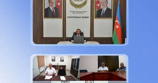 Ədliyyə nazirinin müavini videoqəbul keçirib