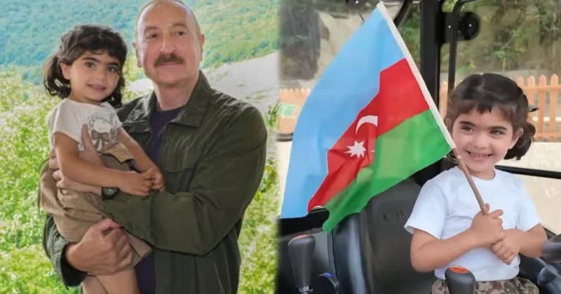 Prezident balaca Gülərin ailəsinə traktor hədiyyə etdi Video
