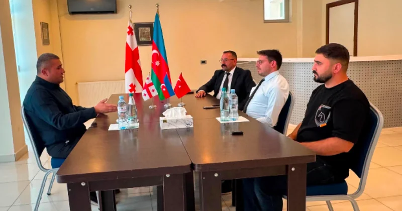 Türkiyənin “Maarif” Məktəblərinin nümayəndələri Marneulidə “Azərbaycan Evi”ndə olublar