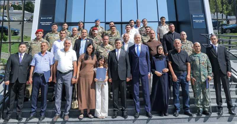 Naxçıvanda şəhid ailələri və müharibə ilə əlaqədar əlilliyi olan şəxslərə 68 mənzil təqdim edilib