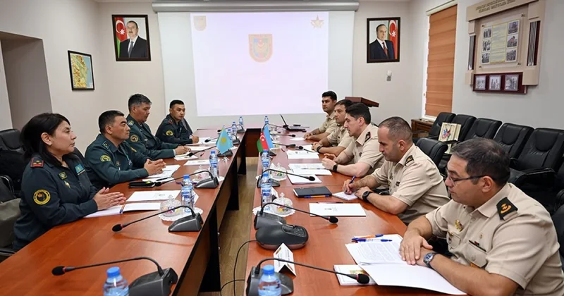 Bakıda Azərbaycan Qazaxıstan hərbi mütəxəssisləri görüşüb