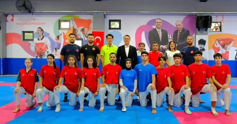 Azərbaycan taekvondoçuları Türkiyə millisi ilə birgə məşq edir