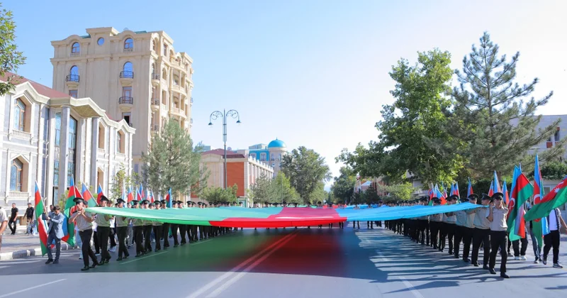 Naxçıvan şəhərində “Suverenlik yürüşü” təşkil olunub