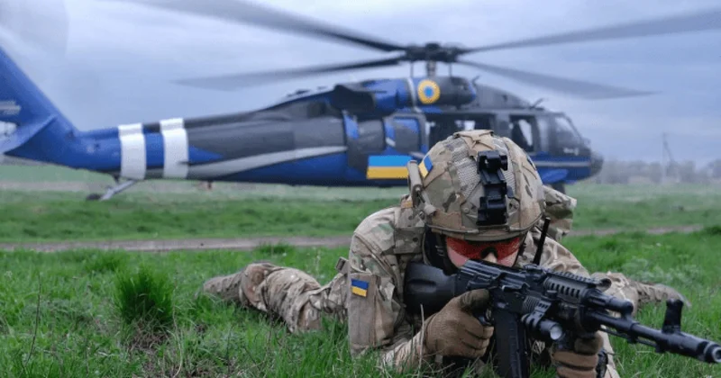 Ночной рейд украинских разведчиков: мины и уничтоженный тягач