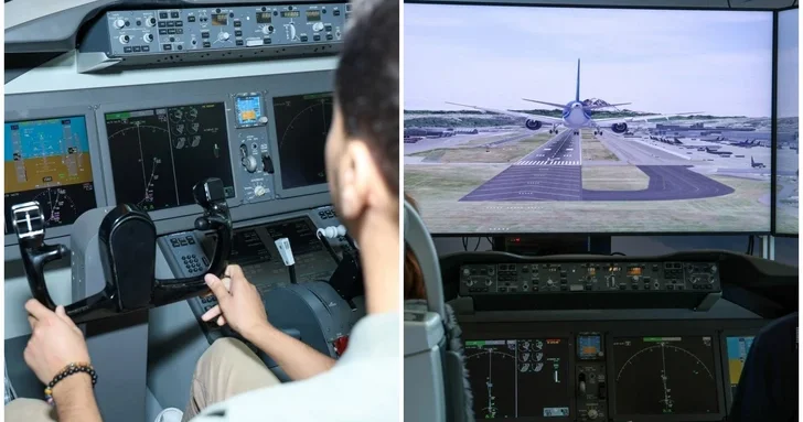 В Баку открылся уникальный симулятор Boeing 787 Dreamliner