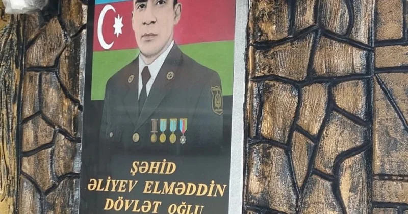 Antiterror əməliyyatında şəhid olan hərbçimizin bulağının açılışı oldu FOTOLAR
