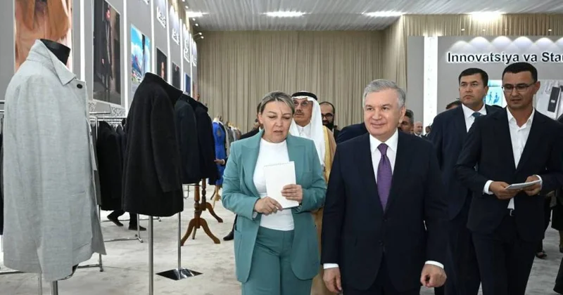 Özbəkistan Prezidenti Namanqan vilayətiindəki toxuculuq fabriklərində olub
