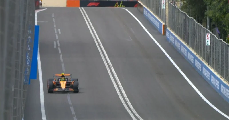Formula 1: Lando Norris Azərbaycan Qran Prisinin ilk sərbəst yürüşündə birinci olub