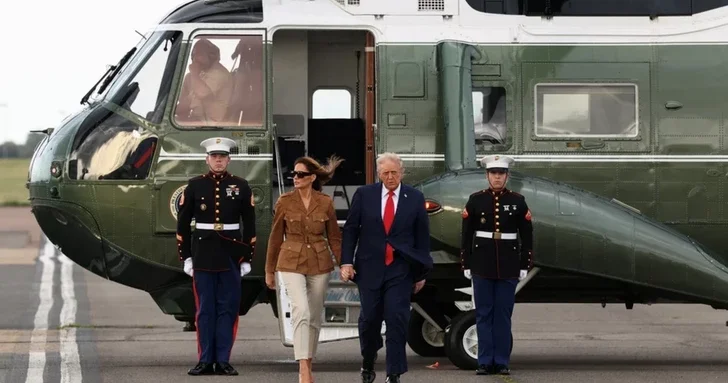 Вертолет Трампа совершил экстренную посадку в Британии