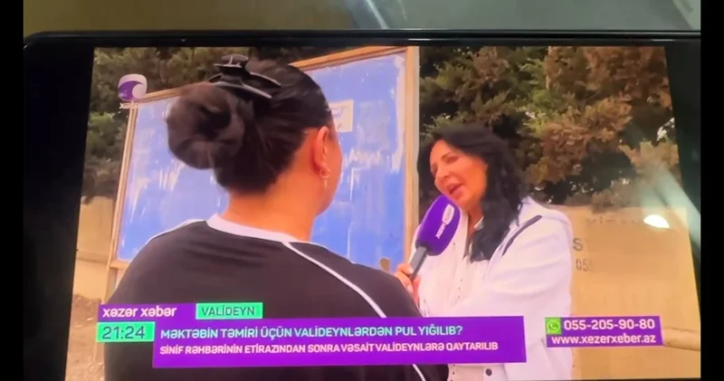 Məktəbində pul yığıldığı deyilən direktordan CAVAB