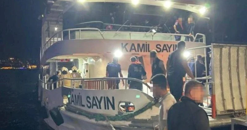 İstanbulda sərnişin qayığı ilə gəmi toqquşdu − Xəsarət alanlar var