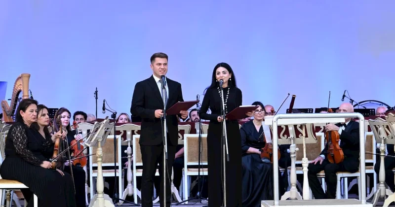Filarmoniyada Üzeyir Hacıbəyli festivalının açılış mərasimi keçirilib FOTOLAR
