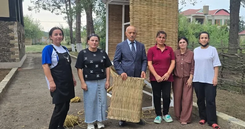 Masallıda həsirçilik sənətinin inkişafı istiqamətində işlər davam etdirilir