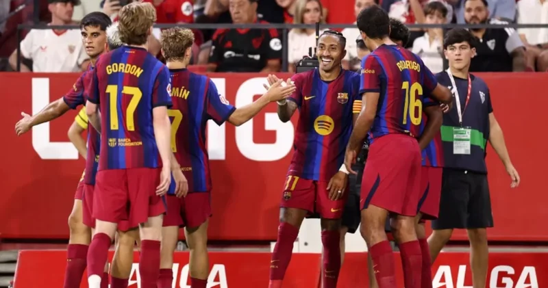İspaniya La Liqası: Barselona Sevilya nı məğlub etdi Video