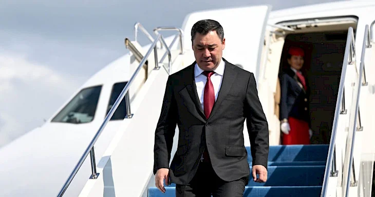 Qırğızıstan Prezidentinin ABŞ yə səfəri başladı