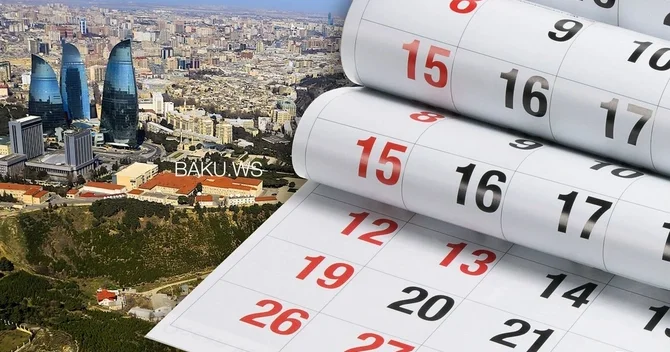 Gələn ay ardıcıl 4 gün iş olmayacaq
