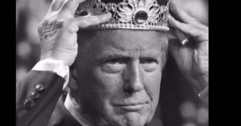 Вэнс опубликовал эпическое видео с Трампом в короне и демократами на коленях Minval Politika