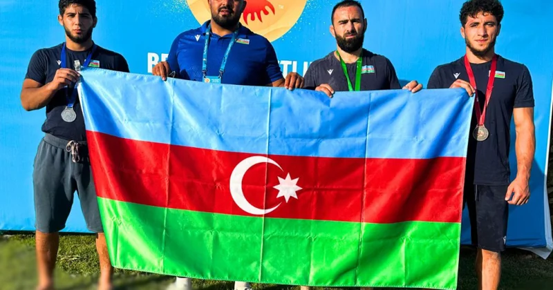 Azərbaycanın iki çimərlik güləşçisi dünya çempionu olub
