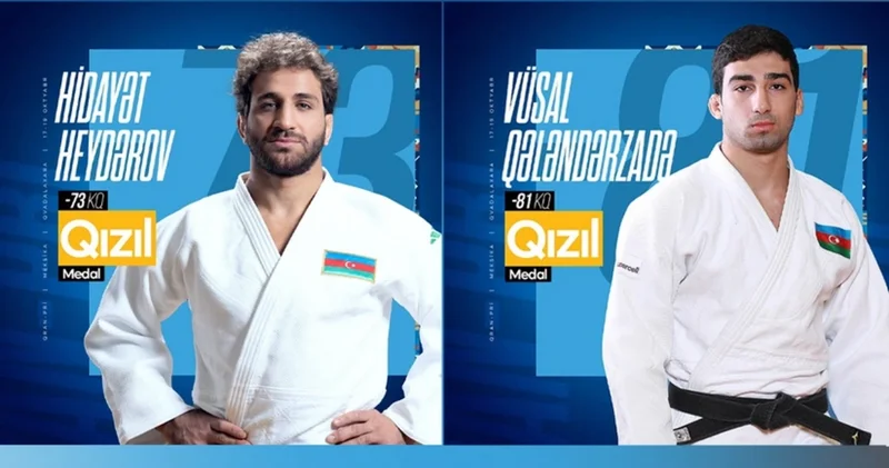 Hidayət Heydərov və Vüsal Qələndərzadə Qvadalaxarada qızıl medal qazanıblar