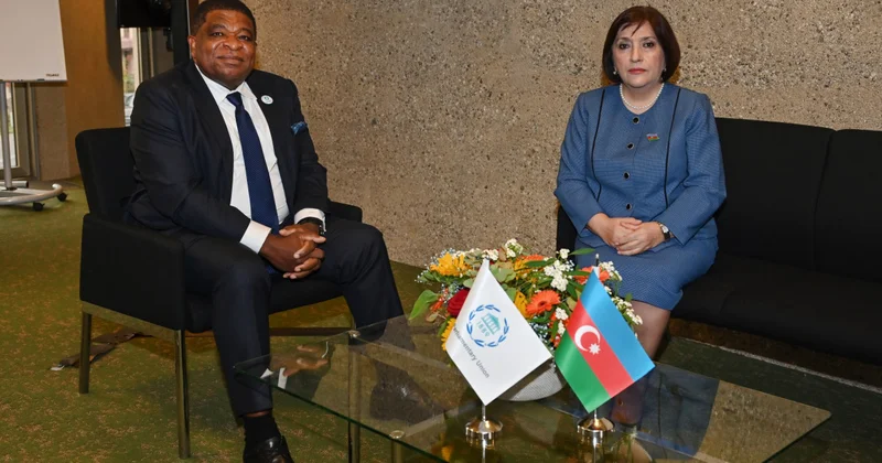 Sahibə Qafarova PAİ nin baş katibi ilə görüşüb