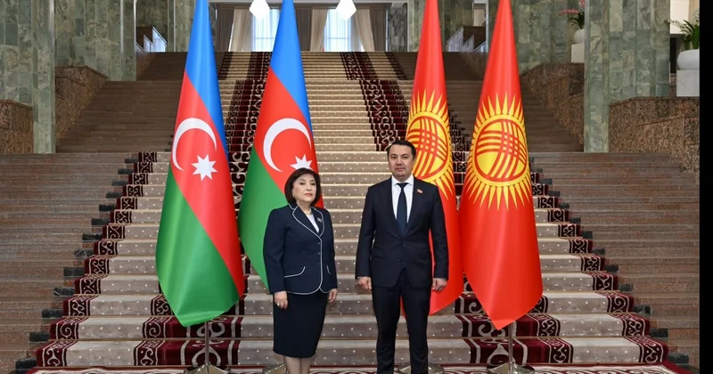 Qafarova qırğız vəzifədaşı ilə görüşdü