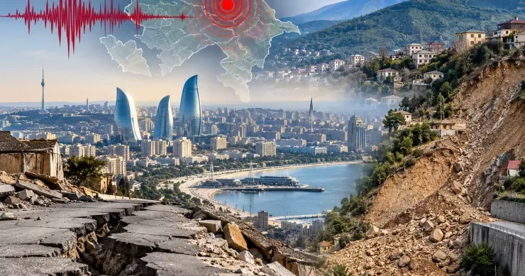 Azərbaycanda zəlzələ və sürüşmə Ən təhlükəli ərazilər