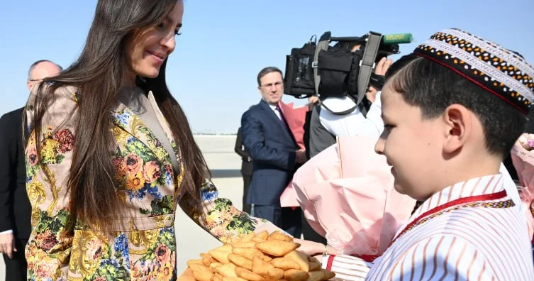 Лейла Алиева прилетела в Ашхабад Minval Politika