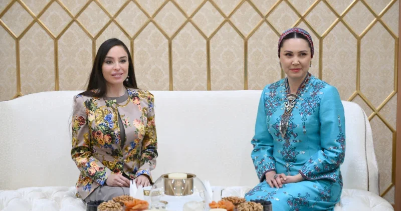 Heydər Əliyev Fondunun vitse prezidenti Leyla Əliyeva Türkmənistanda səfərdədir FOTO