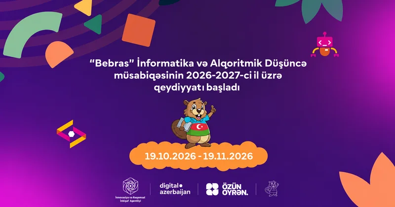 Məktəblilər üçün beynəlxalq informatika müsabiqəsinə qeydiyyat başladı