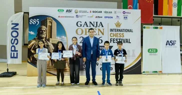 Завершился шахматный фестиваль Gəncə Open 2026