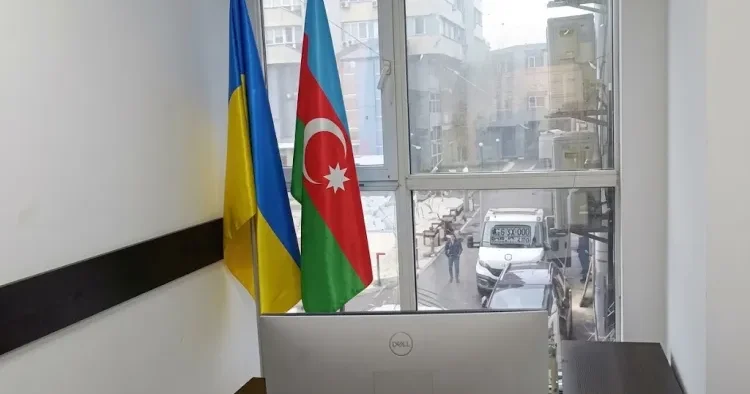 Rusiyanın Kiyevə hücumu zamanı Azərbaycan təşkilatının ofisinə ziyan dəydi FOTO