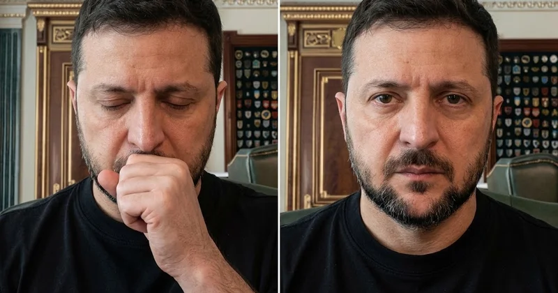 Zelenskinin canlı yayımda etdiyi hərəkət çaşqınlıq yaratdı VİDEO