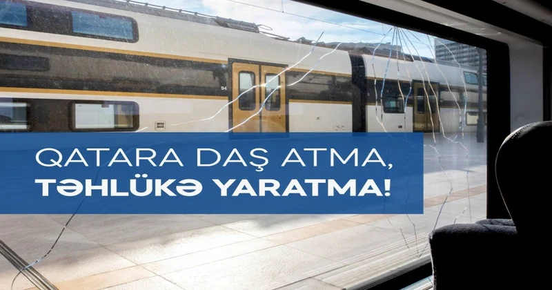 ADY qatarlarına daş atılması halları 38% azalıb