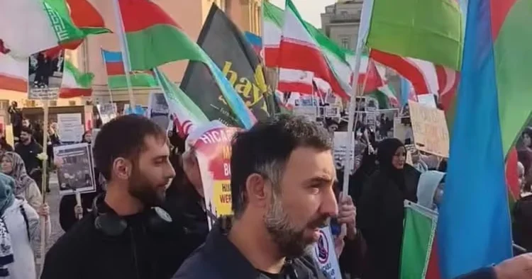 Almaniyadakı mitinq hicabı bəhanəyə çevirənləri göstərdi Komitə sədri