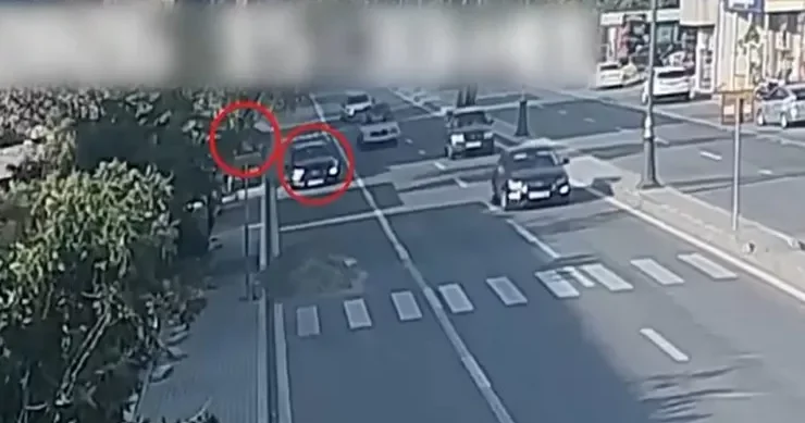 Bakıda baş verən dəhşətli qəzanın VİDEOSU
