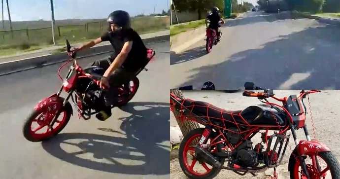 Maştağada qaydaları gözardı edən “moped” sürücüləri təhlükə saçdı VİDEO