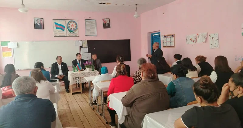 Beyləqanda Ərazi partiya təşkilatlarında tədbir keçirilib FOTOLAR