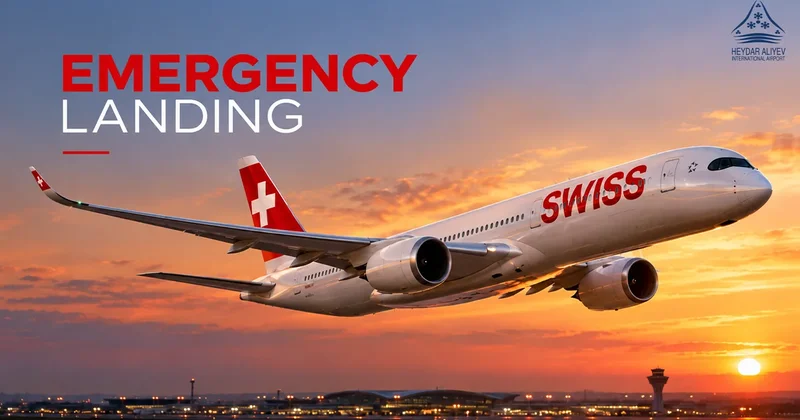 Самолет SWISS совершил вынужденную посадку в Баку