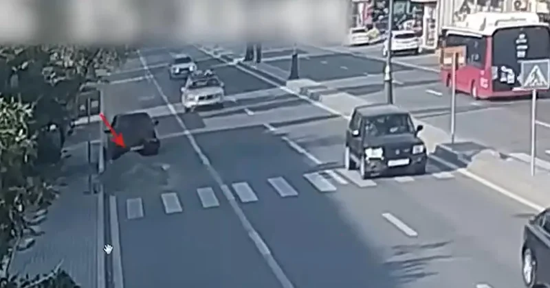 Так в Баку два водителя погубили женщину: ВИДЕО