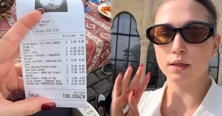 Turist “Atəşgah”da hesabın ikiqat baha gəlməsindən şikayətləndi