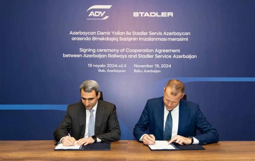 ADY və “Stadler Rail Group” arasında yeni müqavilə imzalandı FOTOLAR