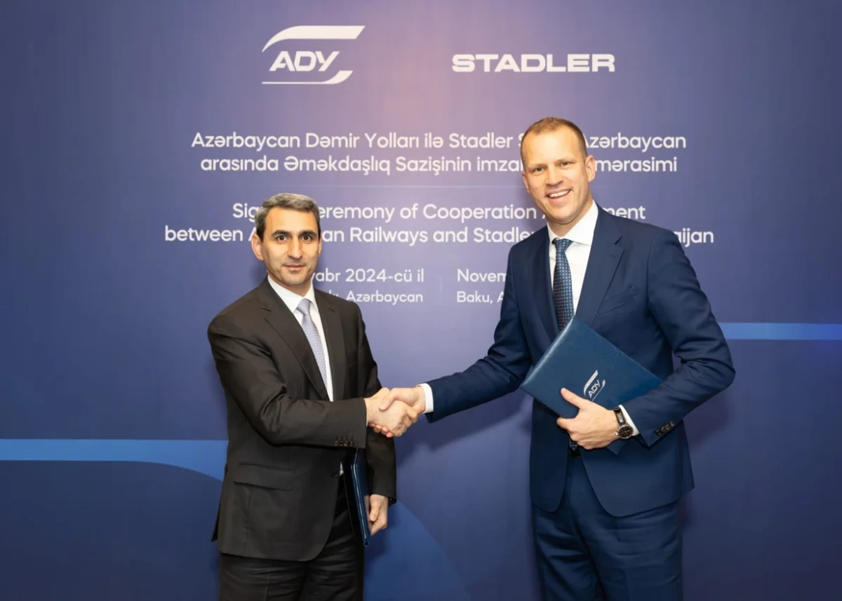 ADY və “Stadler Təlim və İnkişaf Mərkəzinin yaradılmasına dair müqavilə imzaladı FOTOLAR