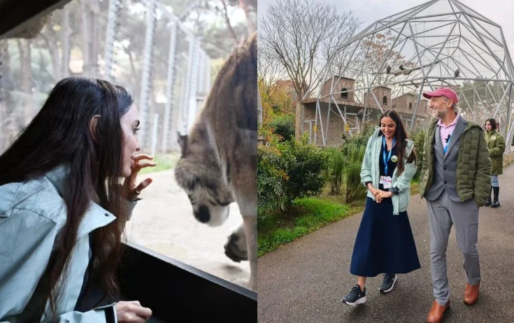 Leyla Əliyeva Bakı zooparkında Fotolar