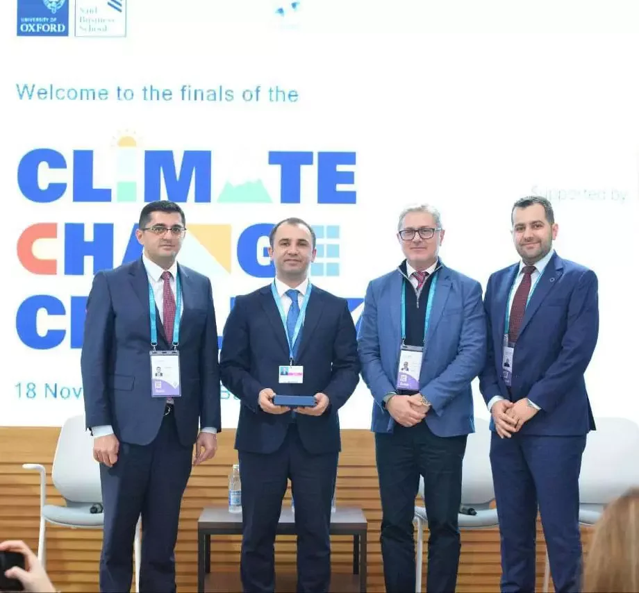 İqlim dəyişikliyi müsabiqəsinin finalı olub FOTO
