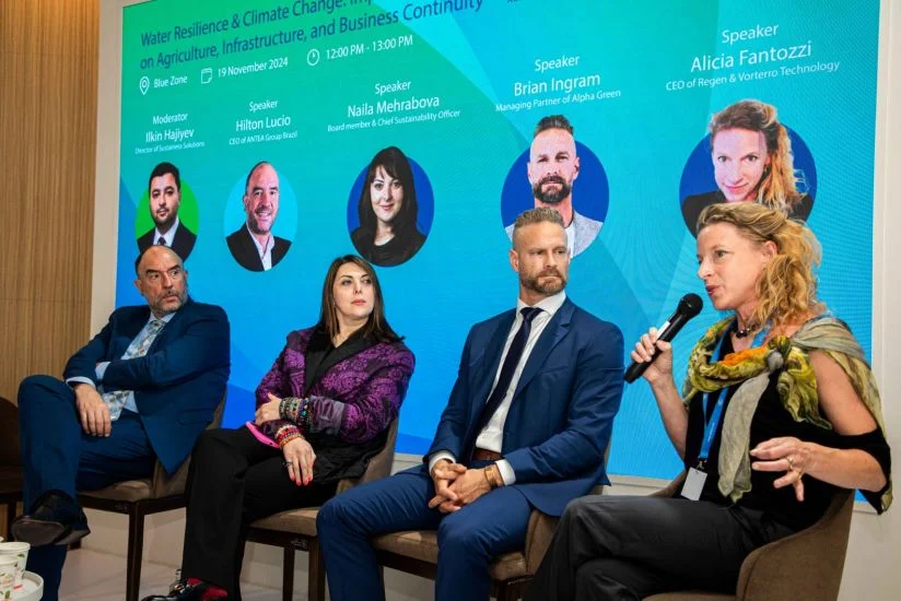 Azərsun Mavi Zonada su ehtiyatlarının dayanıqlığı mövzusunda panel müzakirəsi təşkil edib FOTO