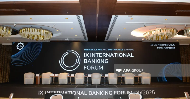 Bakıda IX Beynəlxalq Bankçılıq Forumu keçirilir FOTO