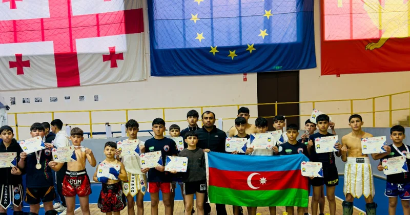 Naxçıvanlı kikbokçulardan 9 u Gürcüstanda keçirilən beynəlxalq turnirin qalibi olub
