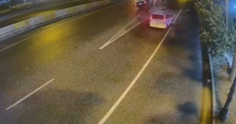 Bakıda sıxılmış qaz daşıyan yük maşını qəzaya düşüb, yolda məhdudiyyət tətbiq edilib VİDEO