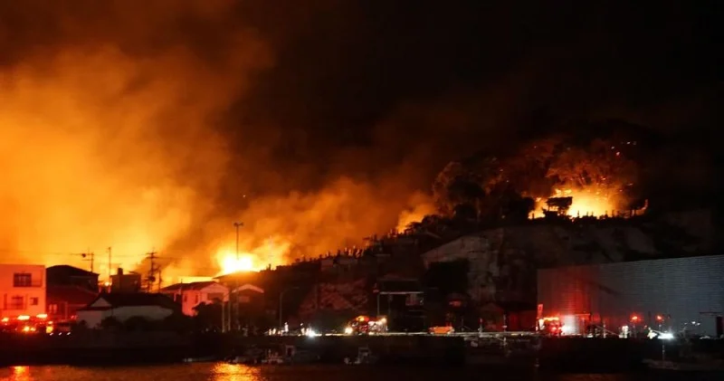 Yaponiyada 170 bina yanır: kütləvi təxliyələr var
